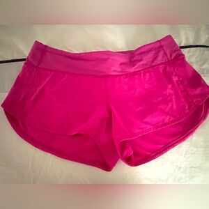 Lululemon Speed Up Low-Rise Lined Short 2.5 Sonic Pink Size 8
